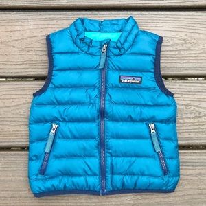 Patagonia Kids Blue Puffer Vest